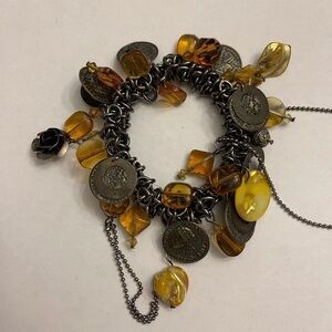 Vintage French Coin Bracelet
